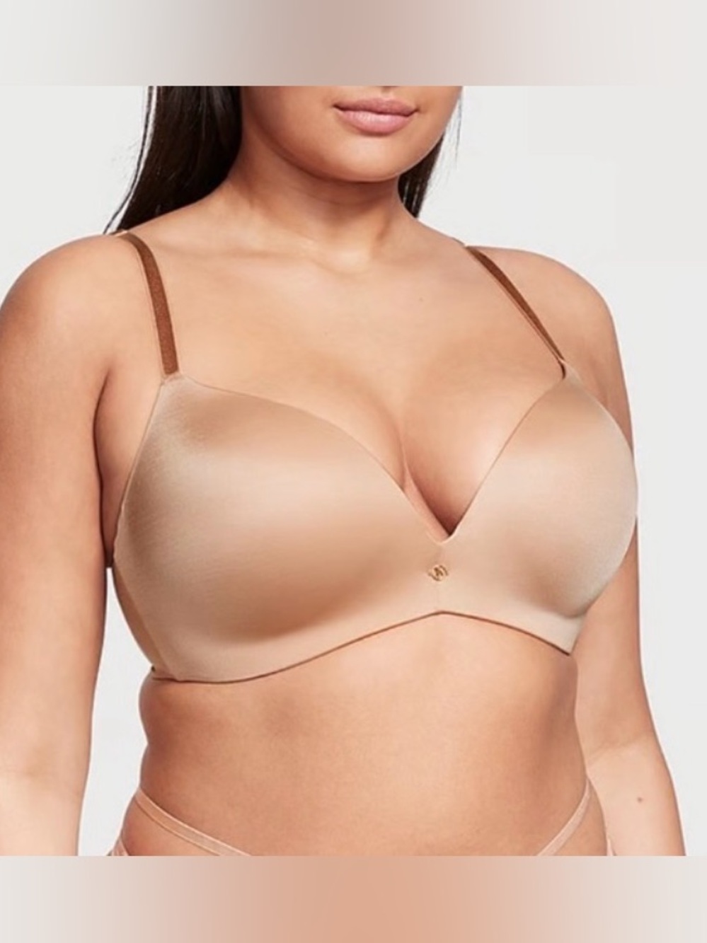 Victoria's Secret So Obsessed Smooth Nude Molded T-Shirt Bra - Beige/Brown